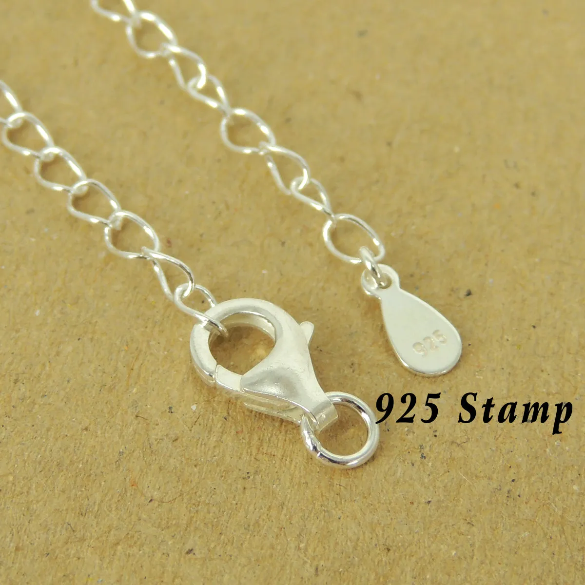 10 Pcs 925 Sterling Silver Lobster Clasp with Cable Chain Link Extensions Handmade DIY Jewelry Making Supply