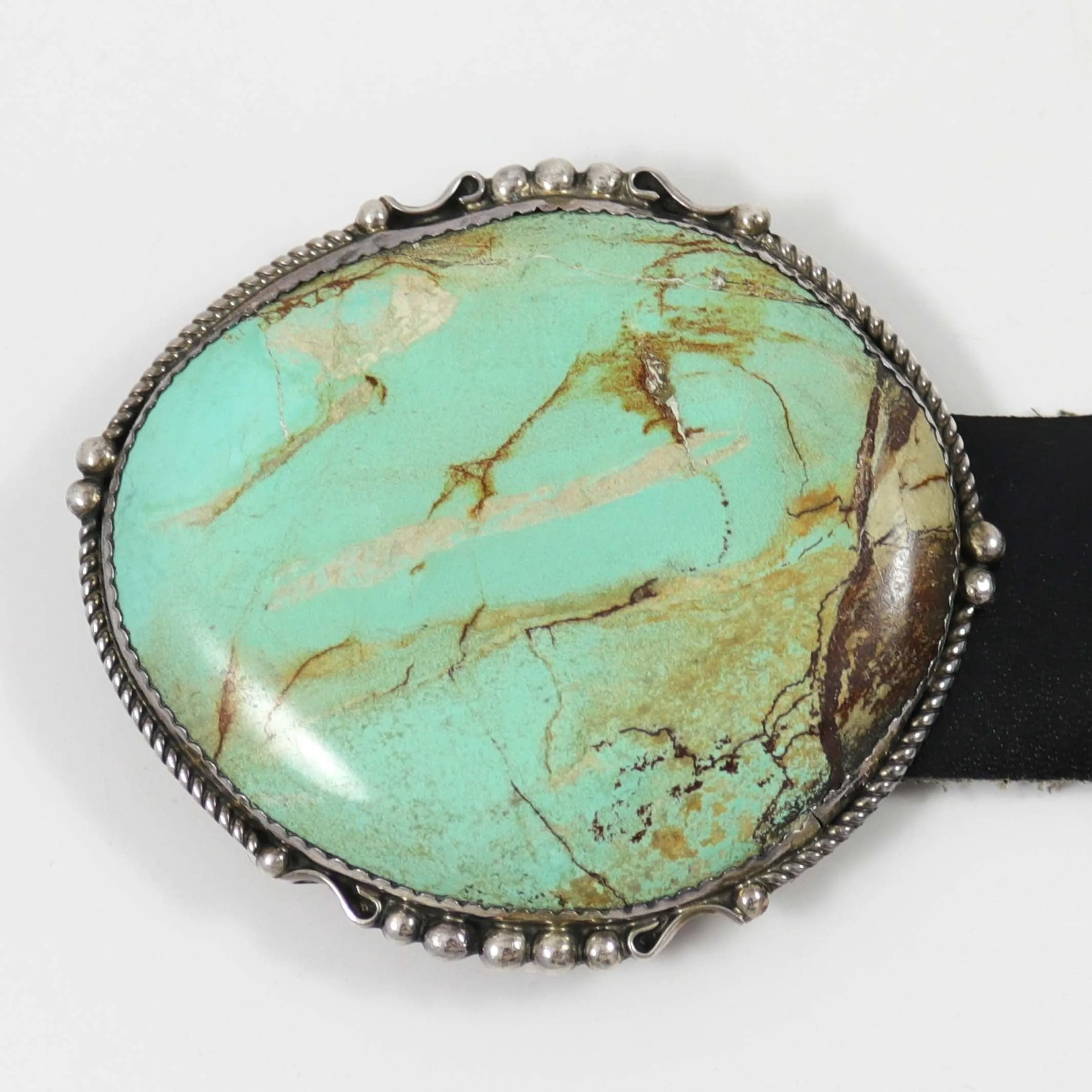 1980s Turquoise Concho Belt