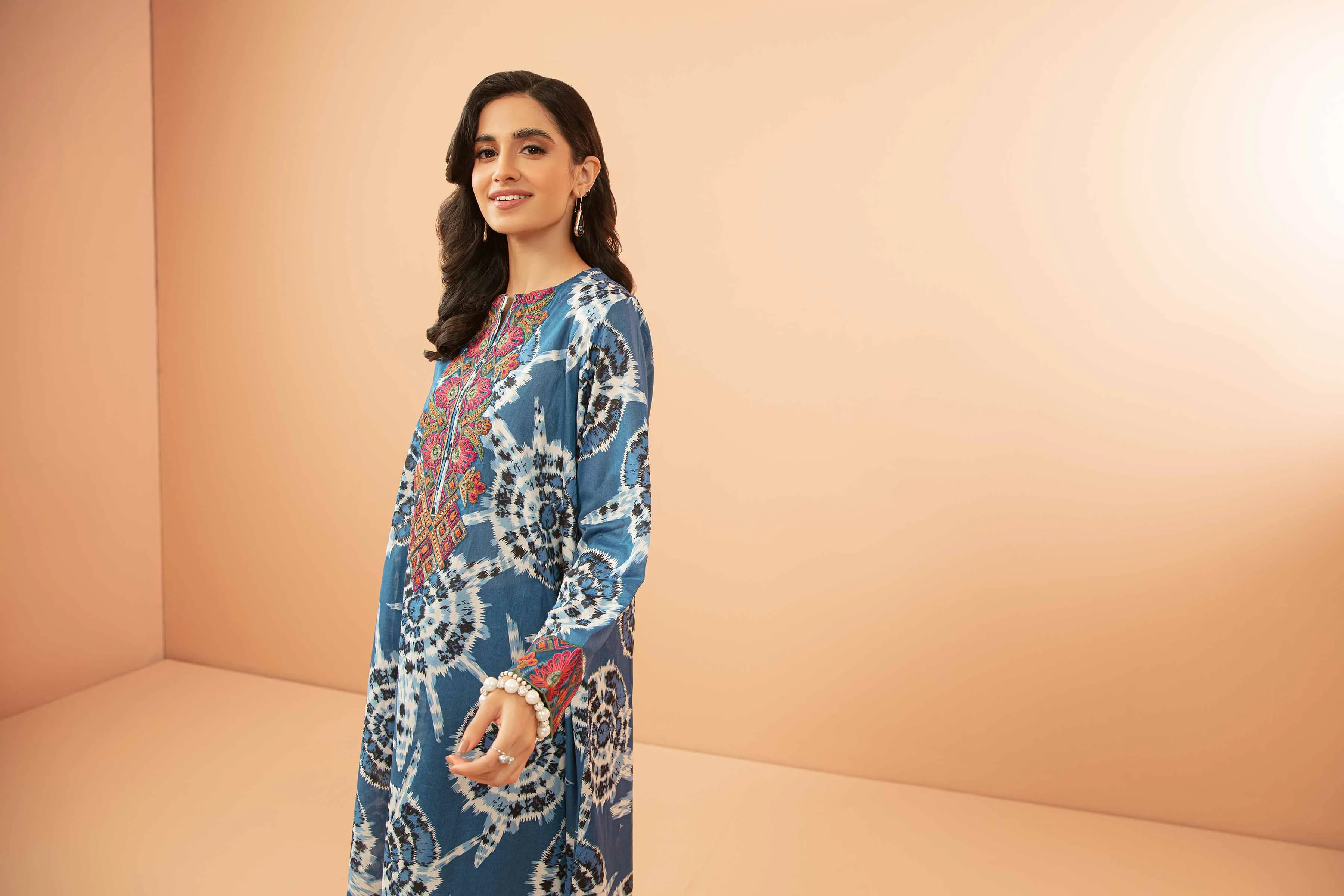 2 Piece - Embroidered Suit - PDS23-14