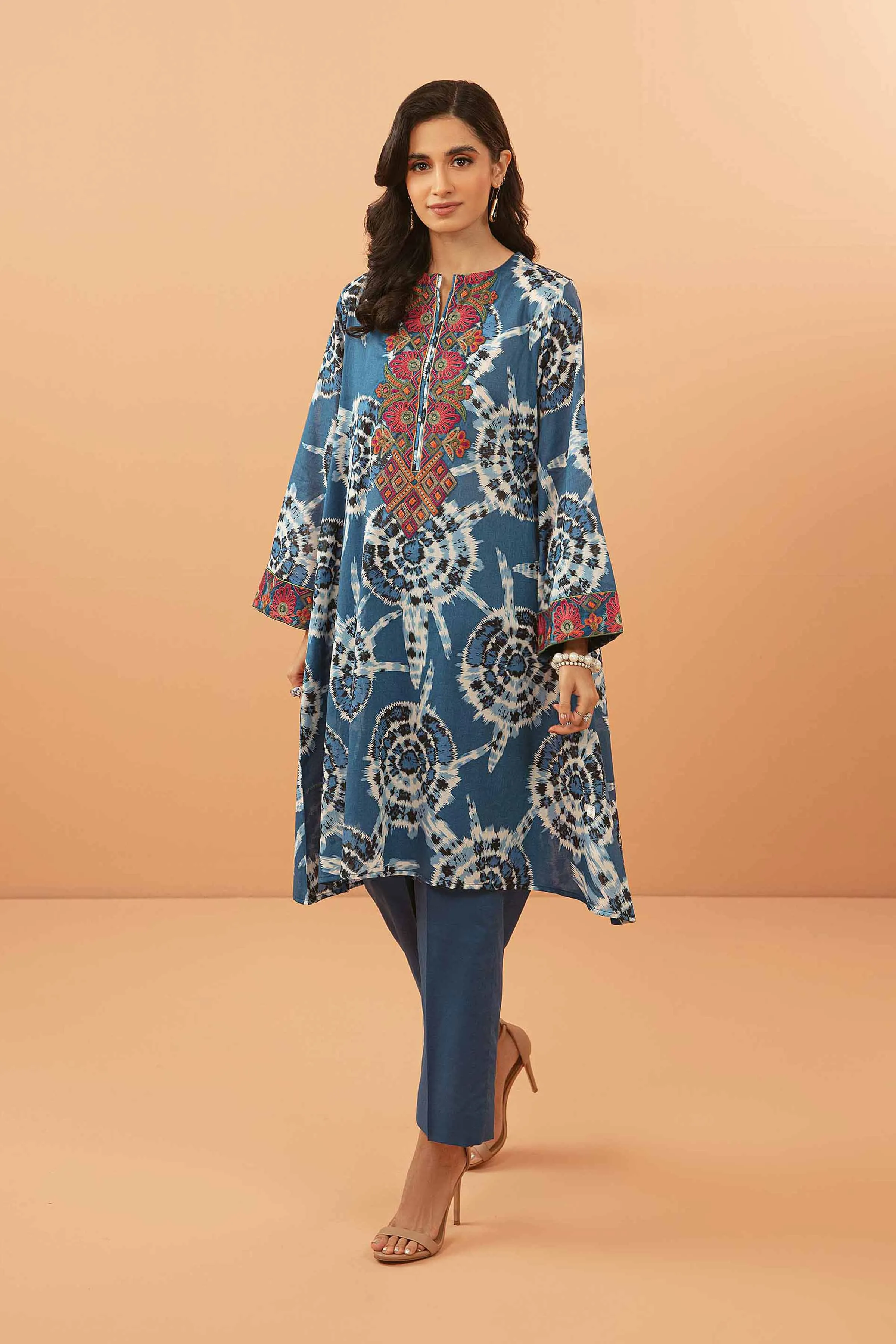 2 Piece - Embroidered Suit - PDS23-14