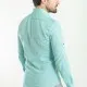 37356 : Linen Shirt -Turquoise