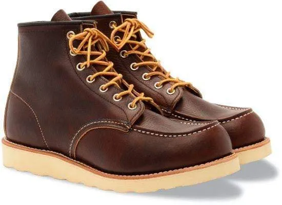 6" Classic MOC, Briar Oil Slick Leather, Style no. 8138, Oil Tanned