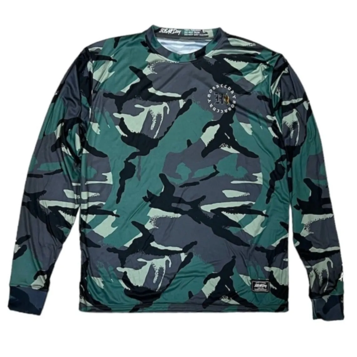 808ALLDAY Camo Circle HI Kam Dri Fit Performance Long Sleeve