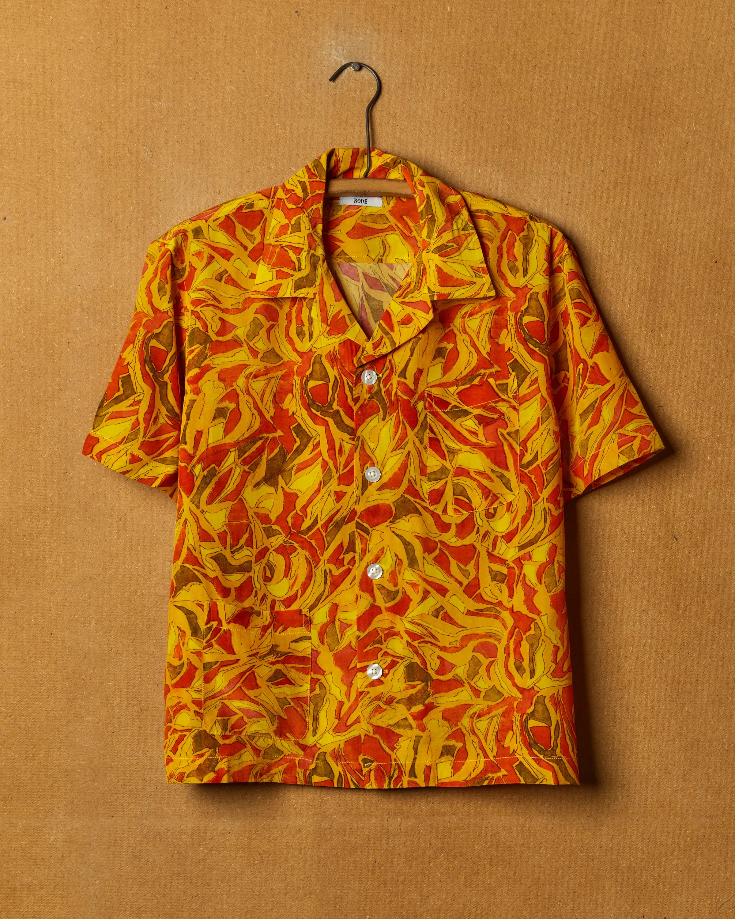 Abstract Foliage Short Sleeve Shirt