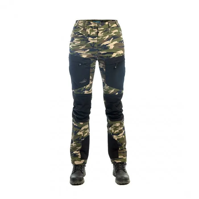 Active Stretch Pants Lady Camo Olive (Short)