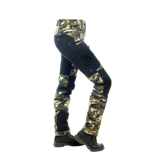 Active Stretch Pants Lady Camo Olive (Short)