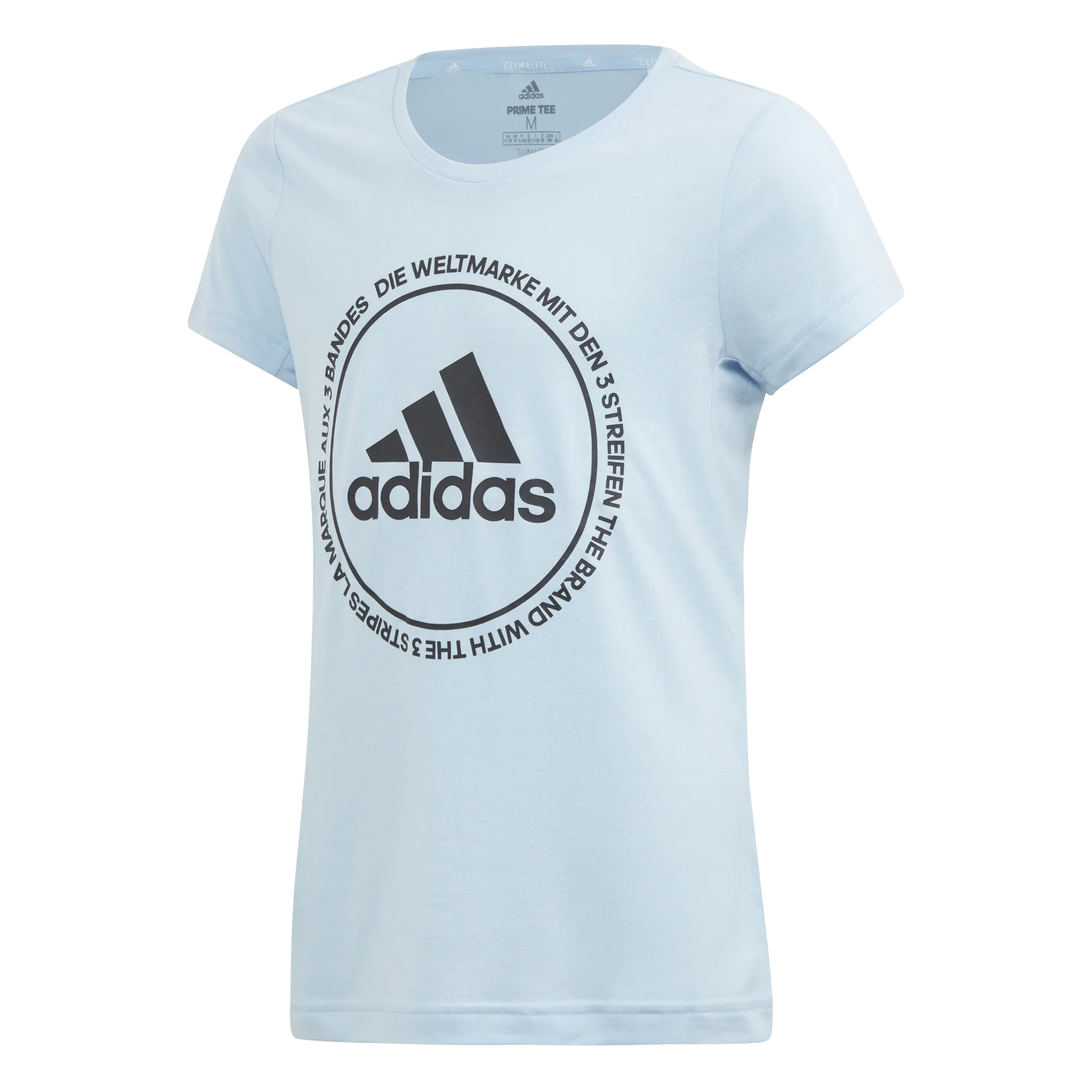 Adidas Kids Training Prime Tee- Global Blue