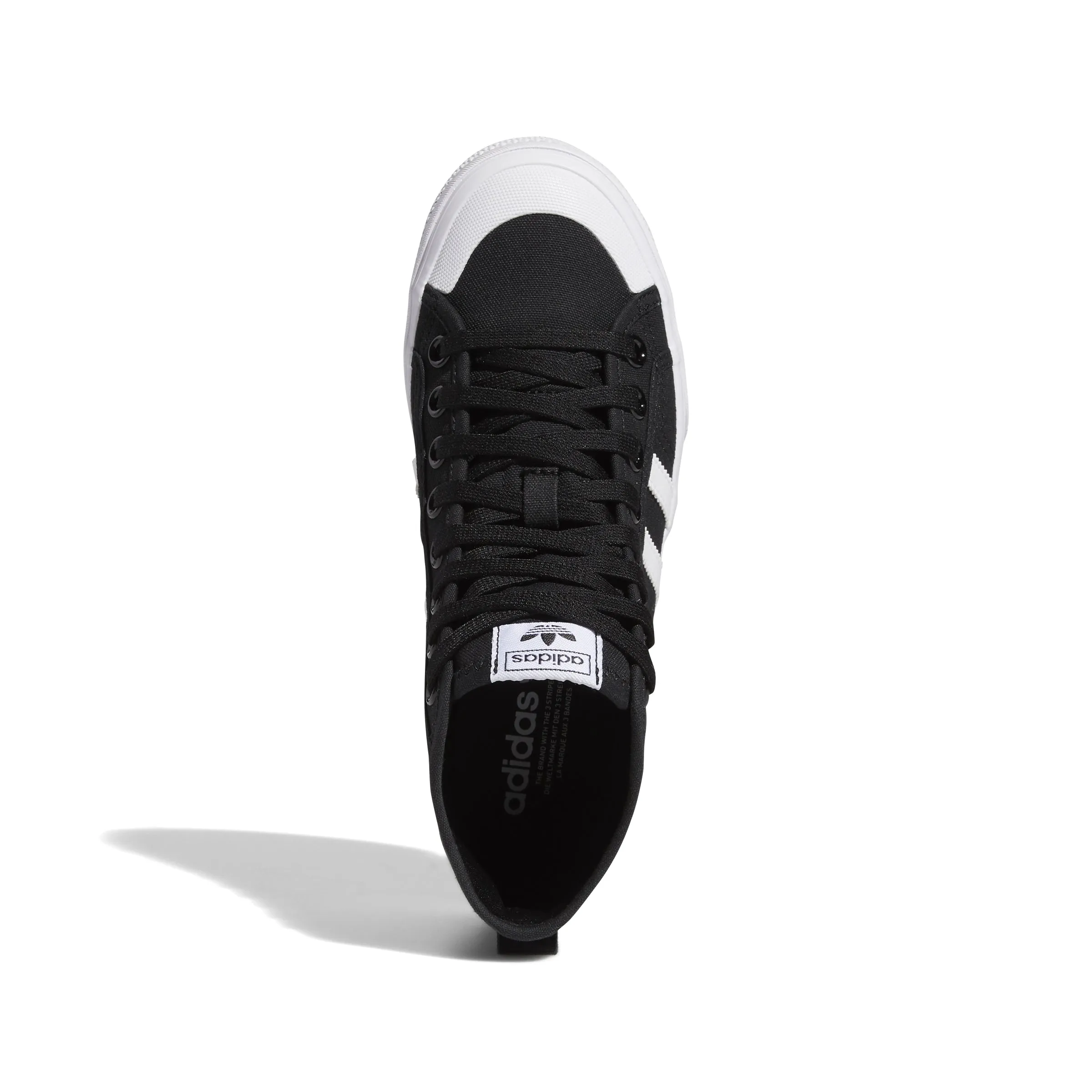 Adidas Nizza Platform Mid black white FY2783