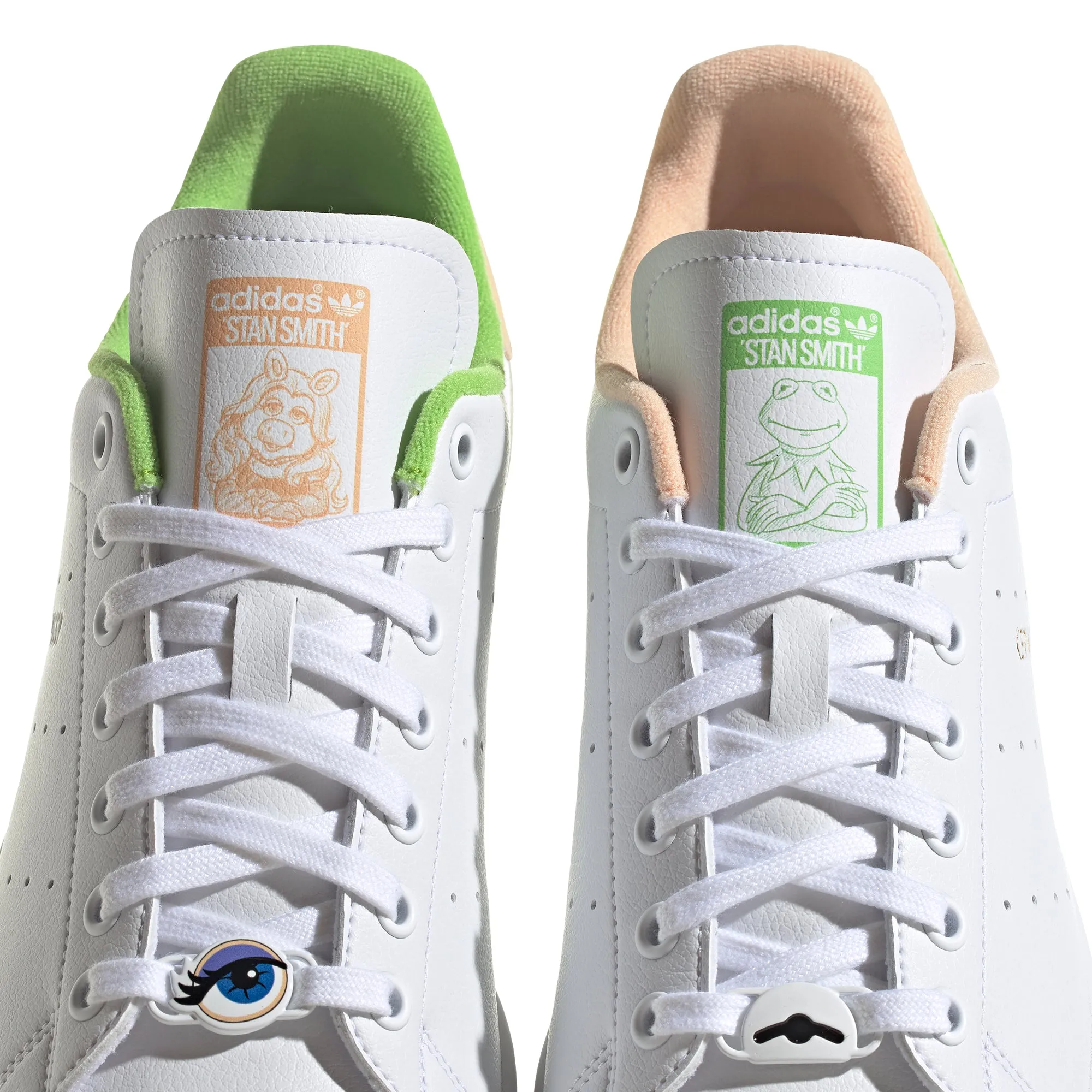 Adidas Stan Smith Disney White Green Miss Piggy x Kermit GZ5863