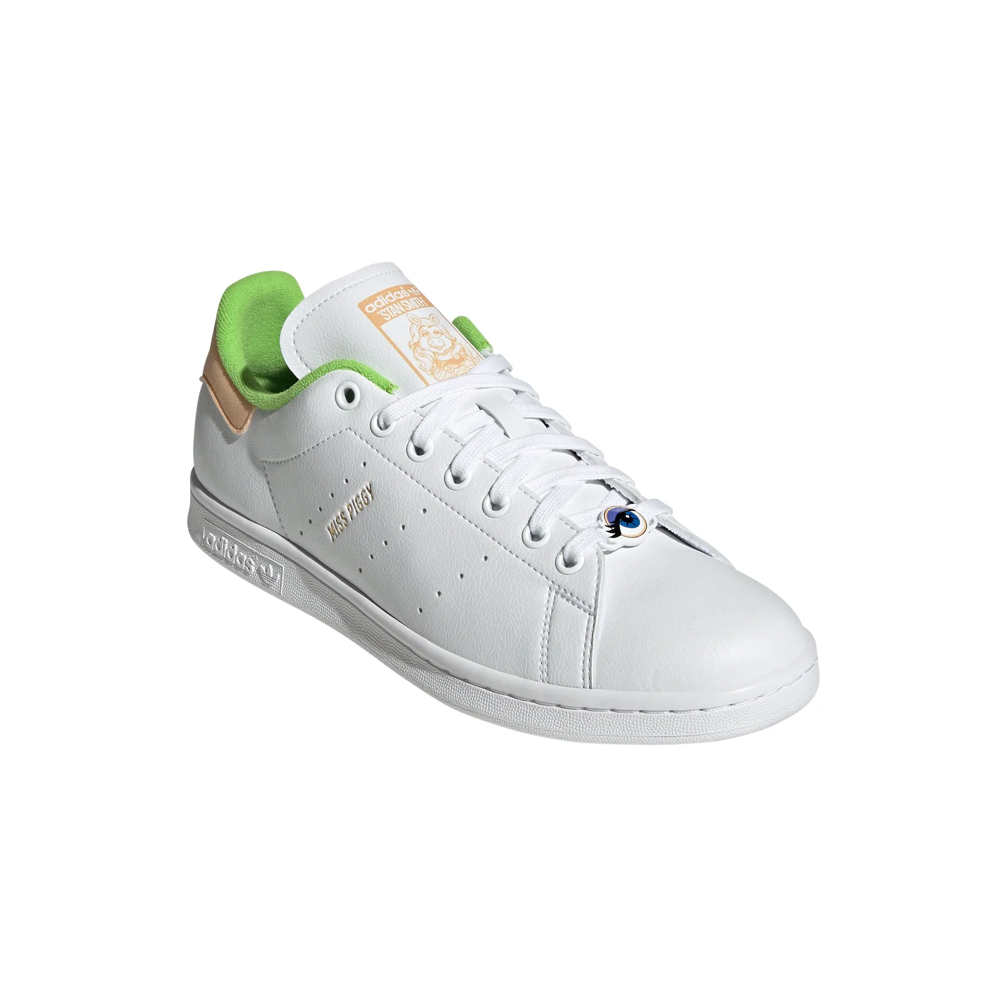 Adidas Stan Smith Disney White Green Miss Piggy x Kermit GZ5863