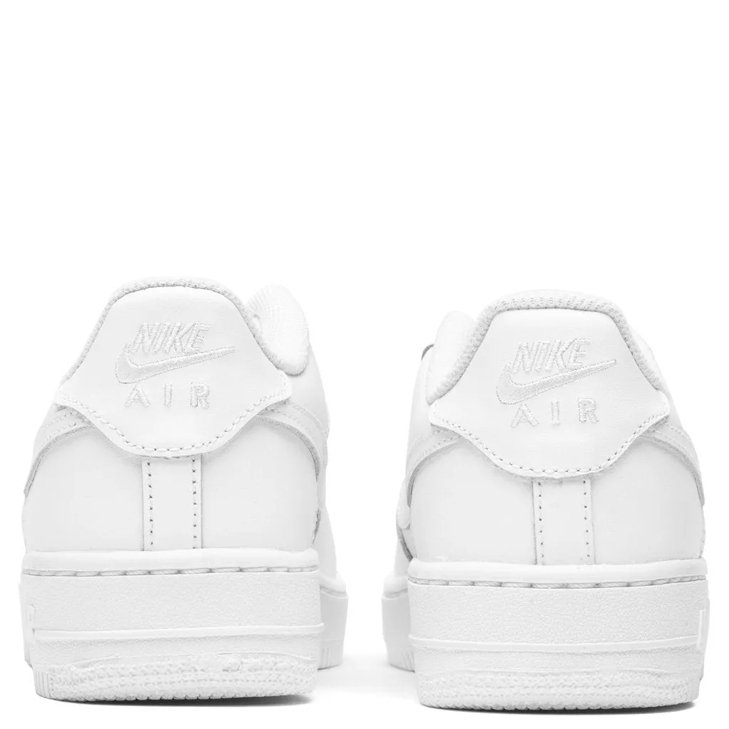 Air Force 1 (GS) - White/White/White