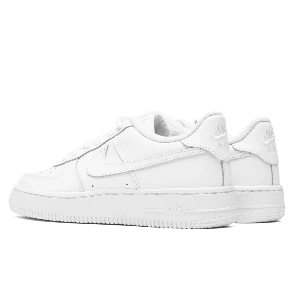 Air Force 1 (GS) - White/White/White