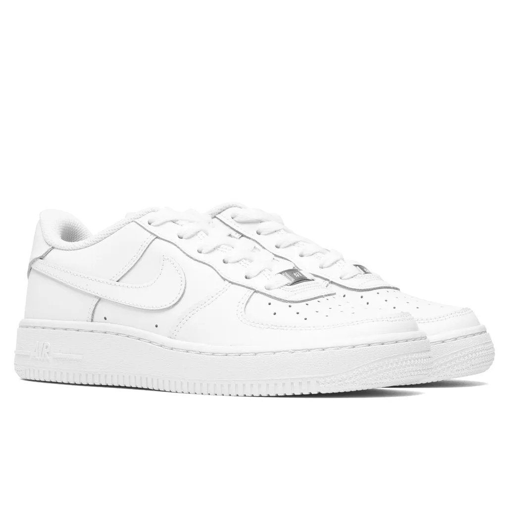 Air Force 1 (GS) - White/White/White