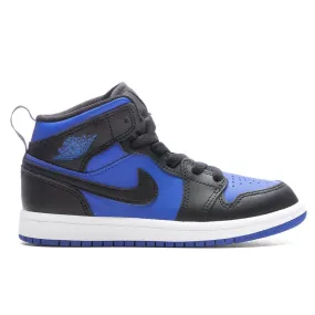 Air Jordan 1 Mid (PS) - Black/Royal Blue/White