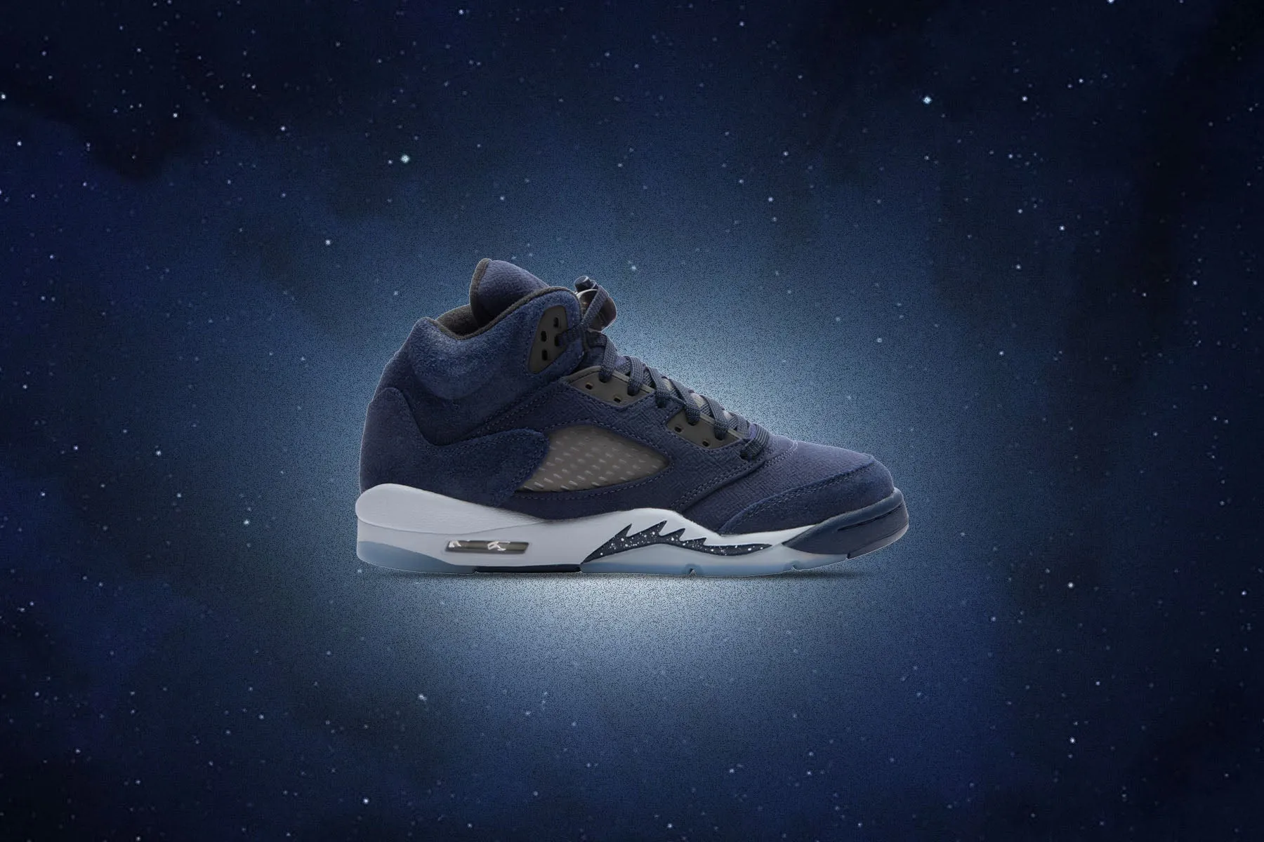 Air Jordan 5 Retro SE (GS) - Midnight Navy/Black/Football Grey