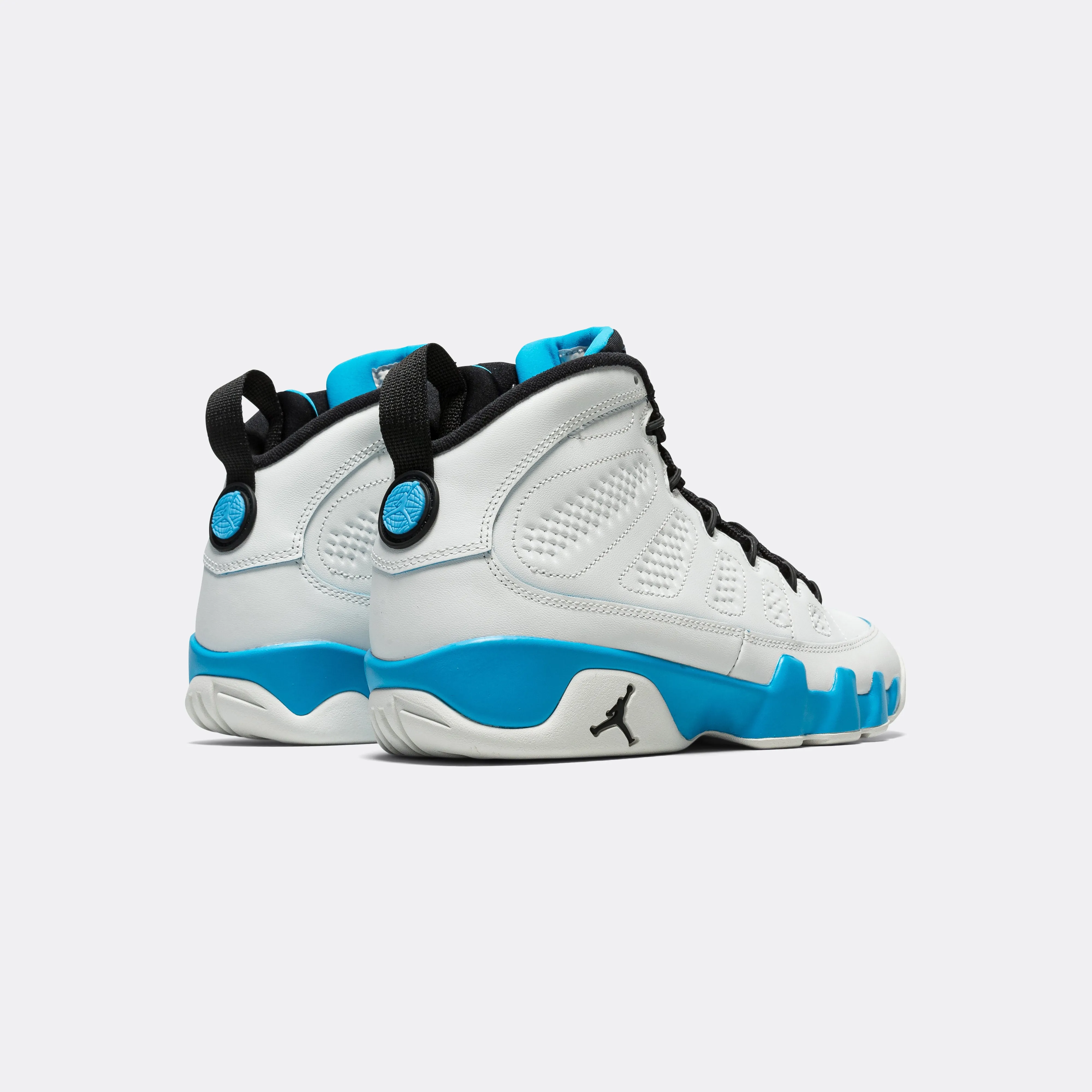 Air Jordan 9 Retro - Summit White/Black-Dk Powder Blue