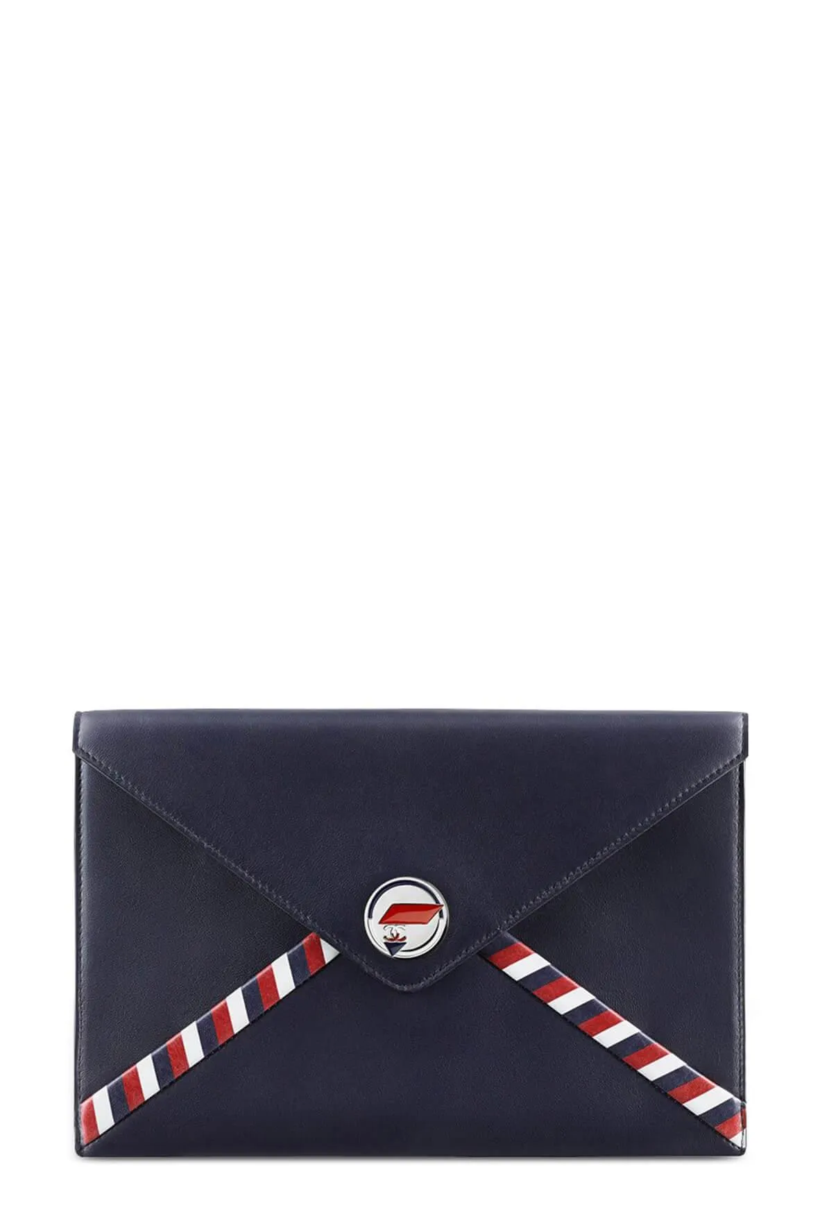 Airline Envelope Clutch Blue