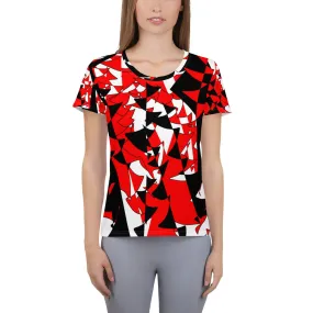 All-Over Print Women's Athletic T-shirt