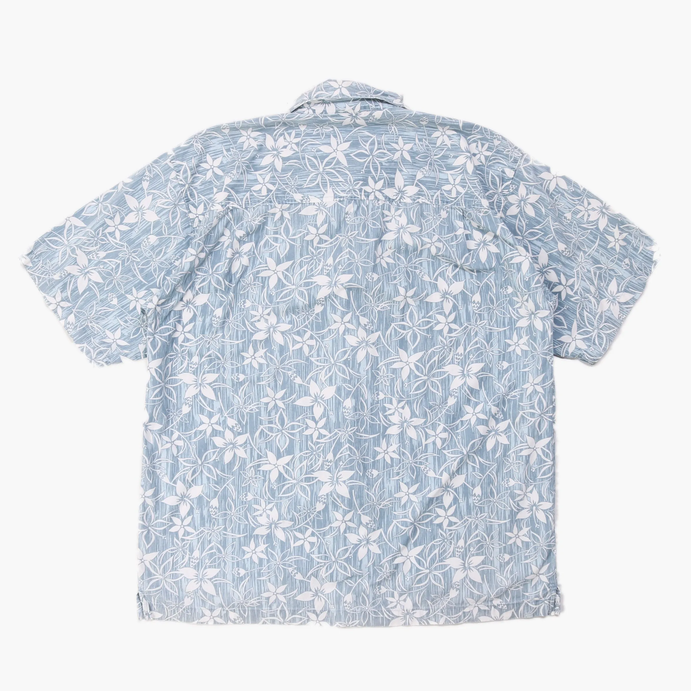 'Anchor Blue' Hawaiian Shirt