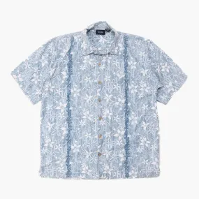 'Anchor Blue' Hawaiian Shirt