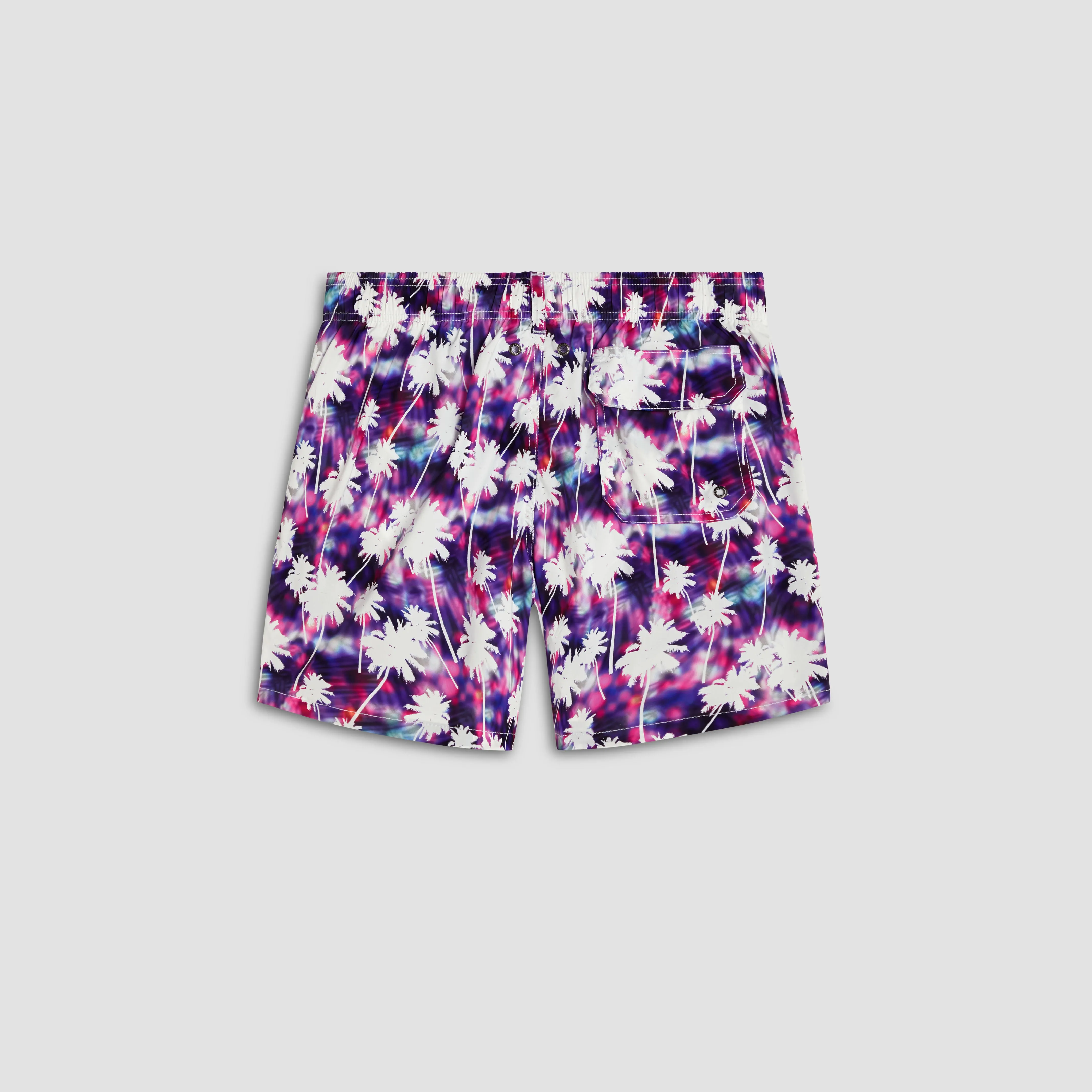 Archer Tropical Watercolor Swim Trunks