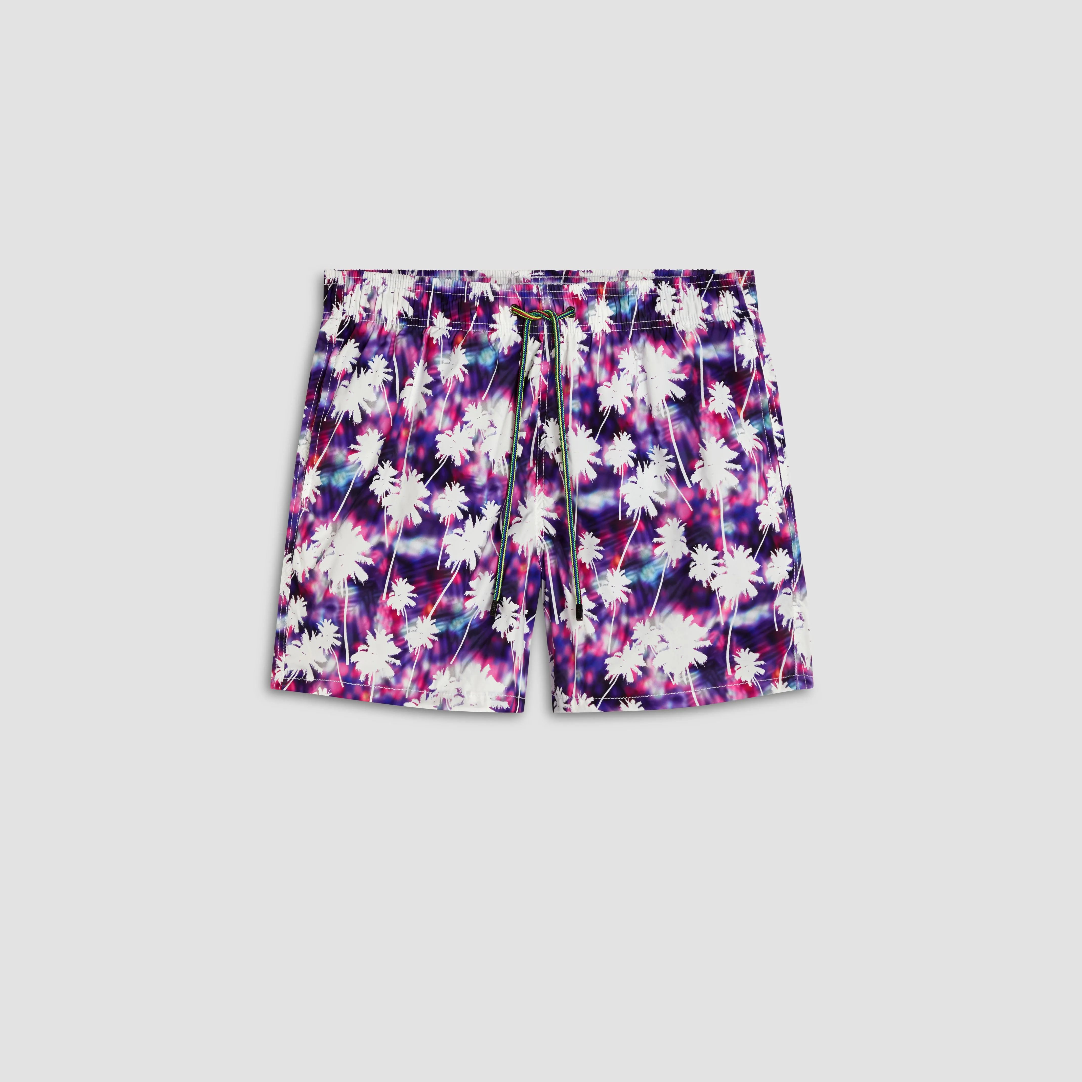 Archer Tropical Watercolor Swim Trunks