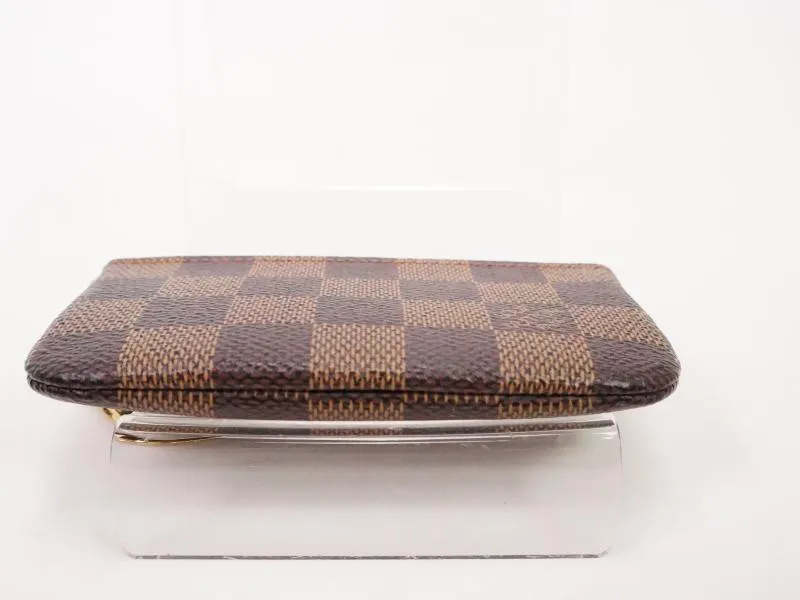 Authentic Pre-owned Louis Vuitton Damier Ebene Pochette Clefs Coin Case Purse Key Ring N62658 220115