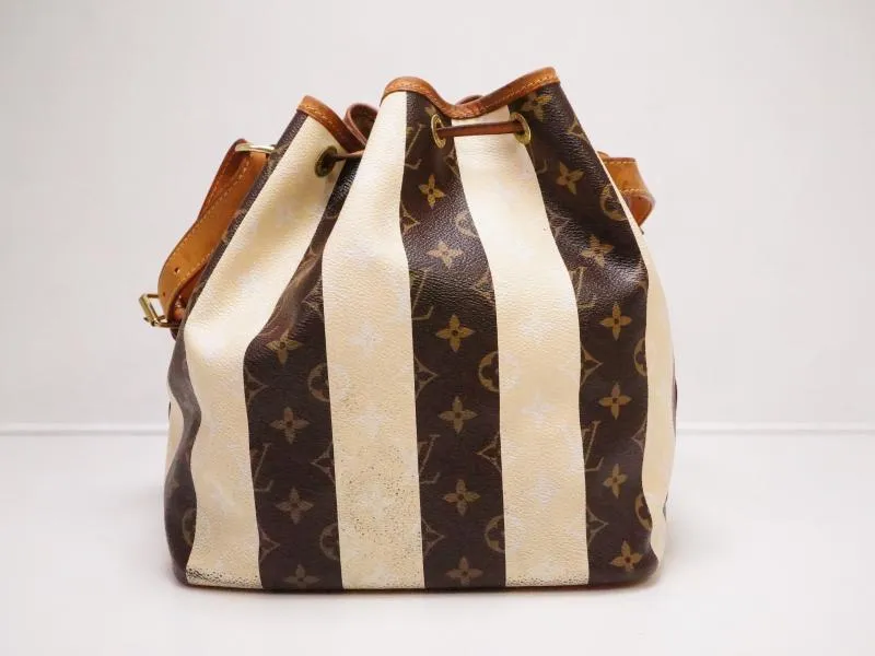 Authentic Pre-owned Louis Vuitton LV Monogram Rayures Striped Petit Noe Shoulder Bag M40564 211078