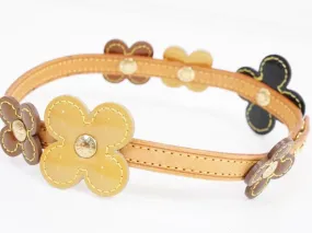 Authentic Pre-owned Louis Vuitton Vernis Beige Black Bronze Flower Lexington Bracelet M92250 191028