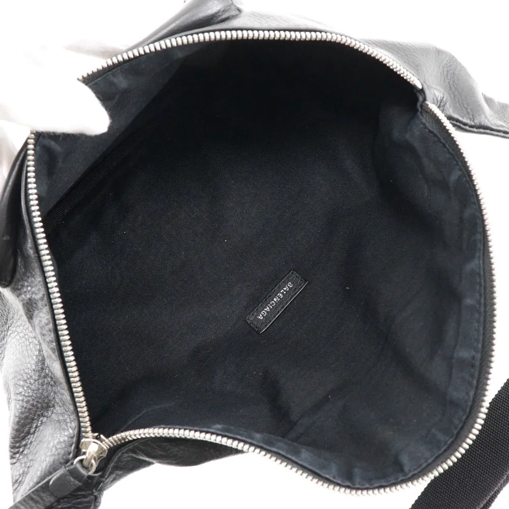 BALENCIAGA Waist bag 529765 DLQ4N 1000 leather black Every day unisex(Unisex) Used Authentic