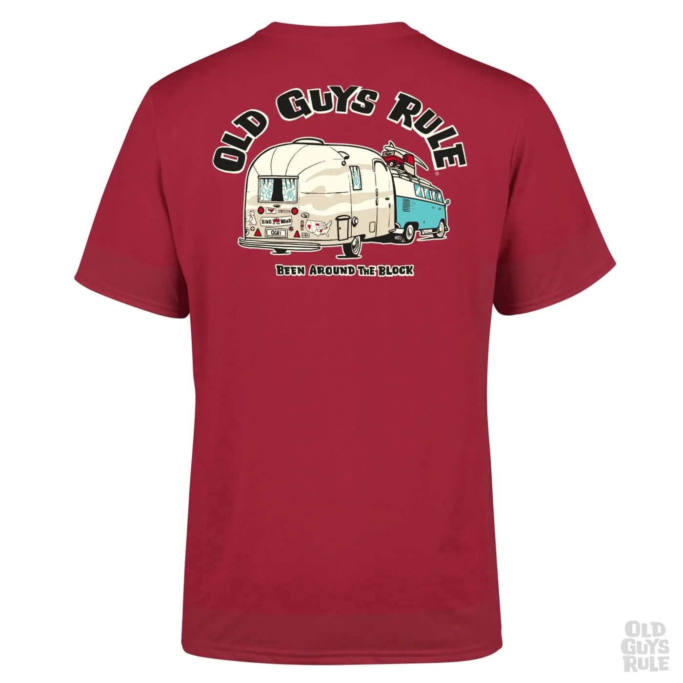 'Been Around The Block II' T-Shirt - Cardinal Red