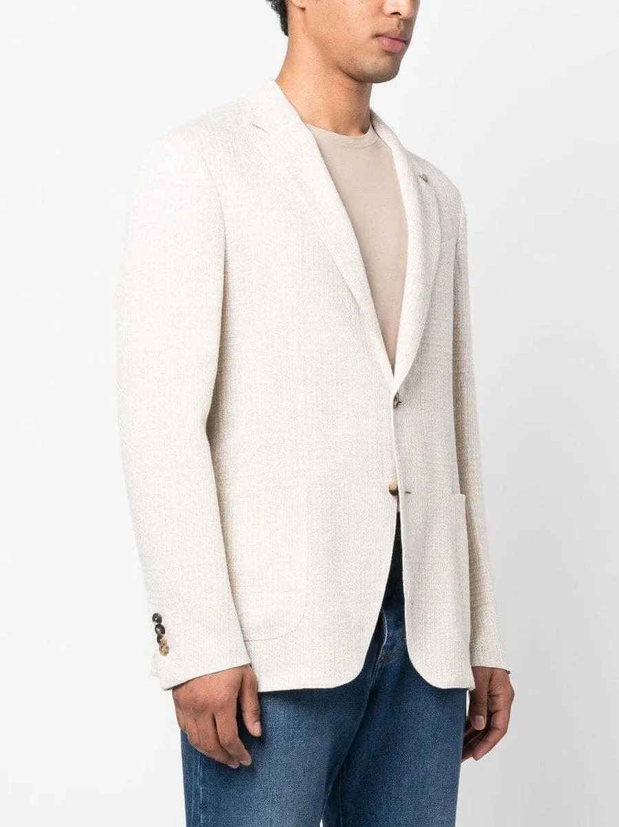 Blazer monopetto a quadri