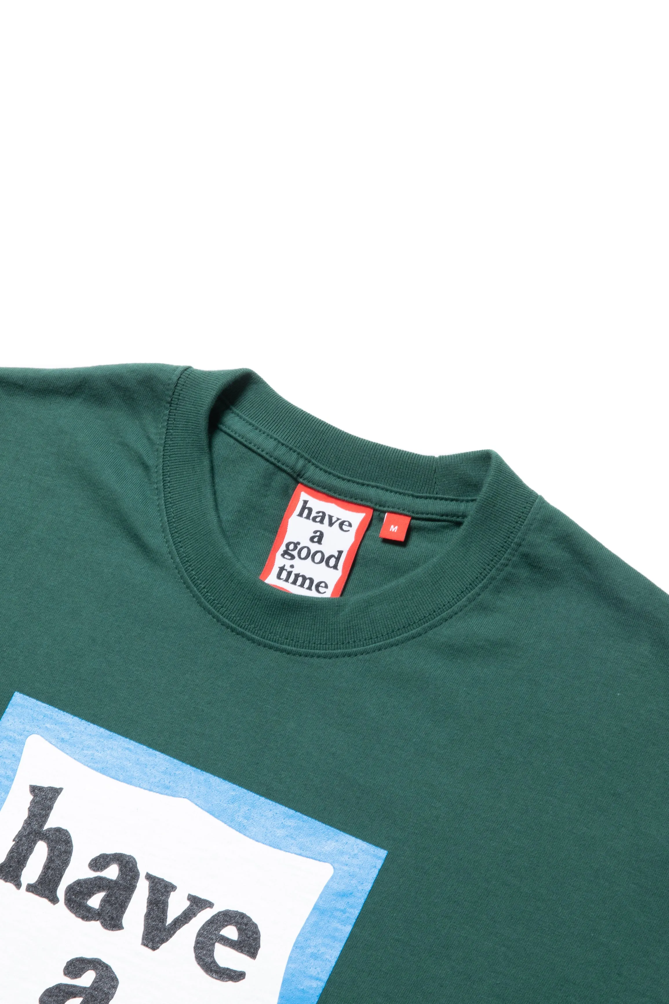 BLUE FRAME L/S TEE BOTTLE GREEN