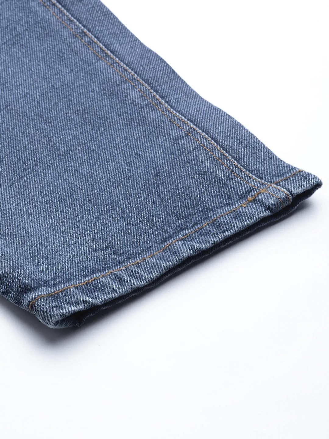 Blue Paper Bag Waist Jeans