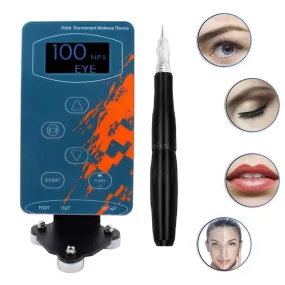 BMX Permanent Makeup Machine PMU Tattoo Machine Kits Professional Tattoo Pen For Eyebrow Eyeliner Lip Tattoo Set P100LW002