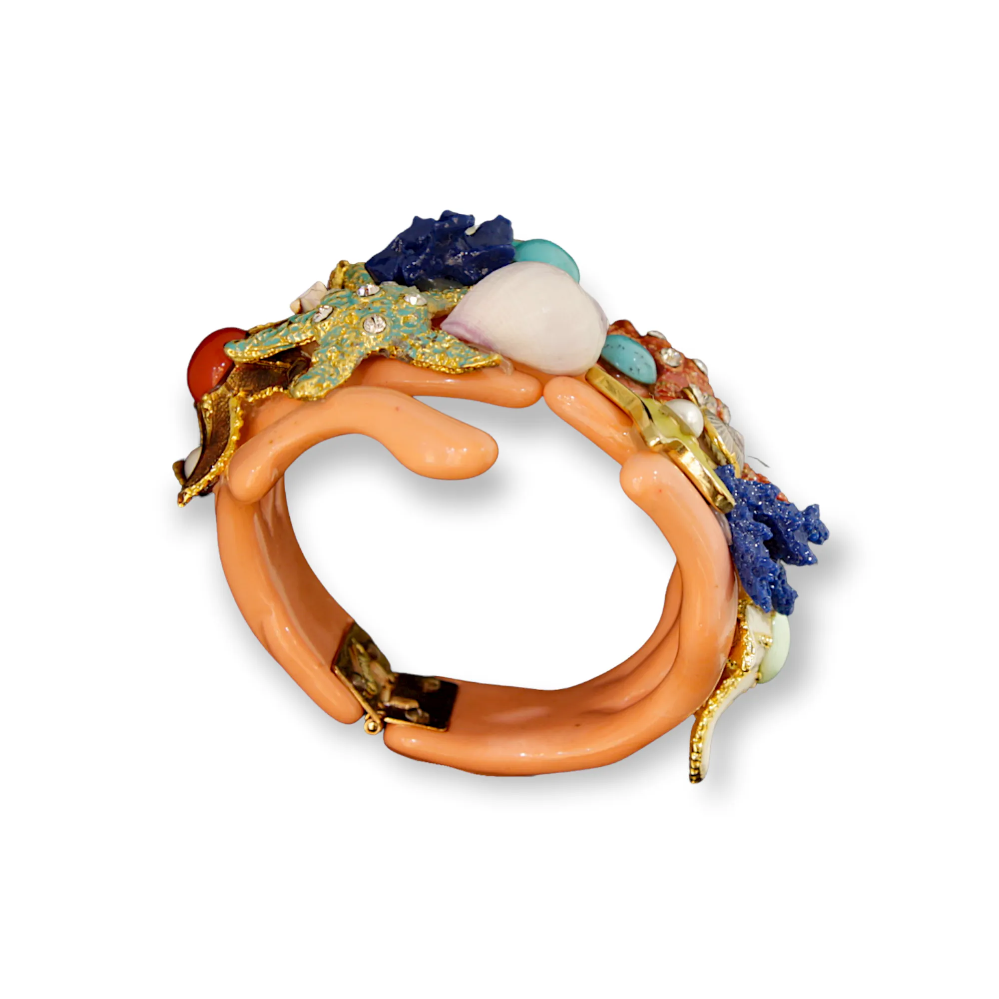 Bracelet with a coral reef theme