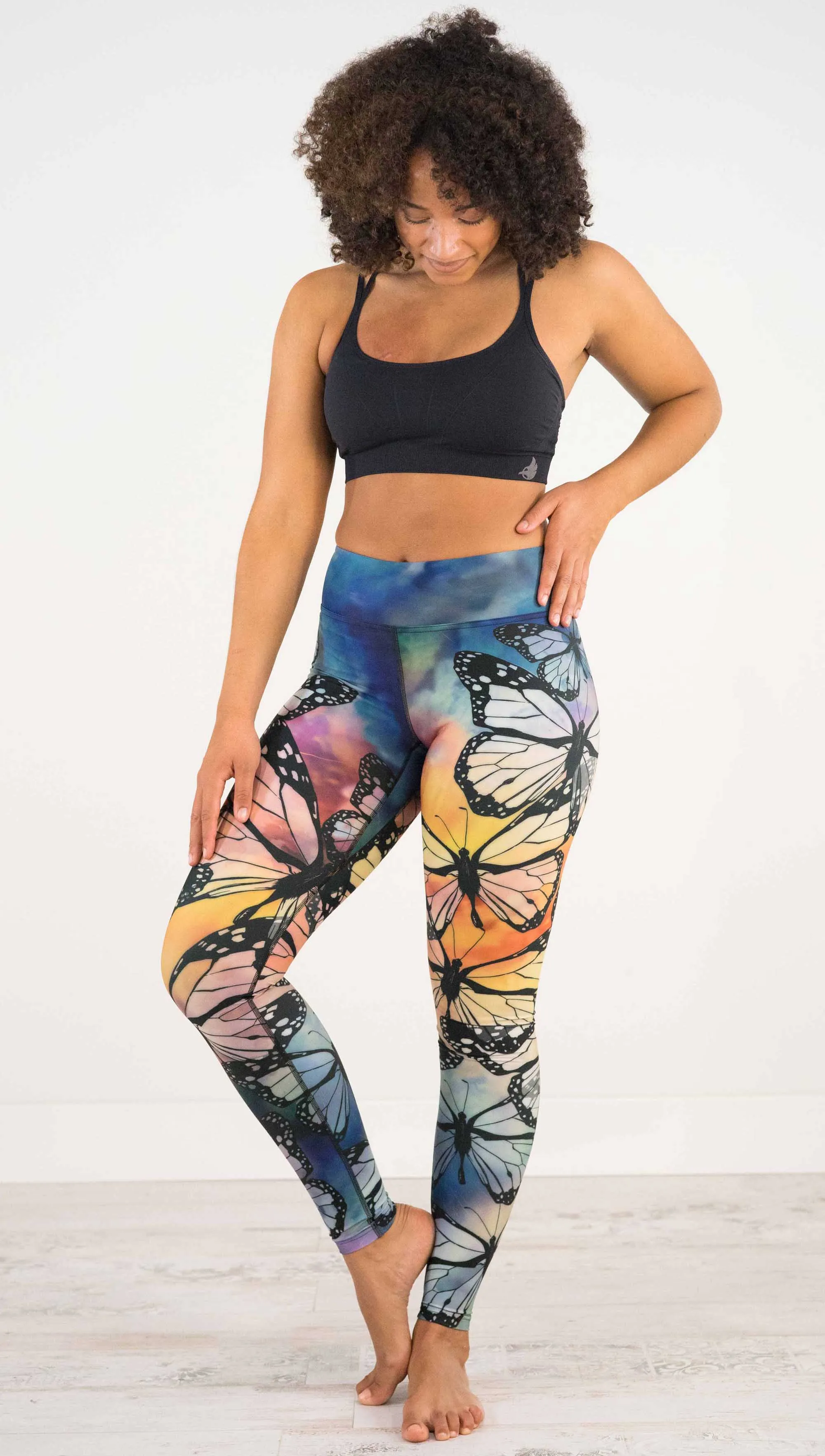 Butterflies - Full Length Triathlon Leggings