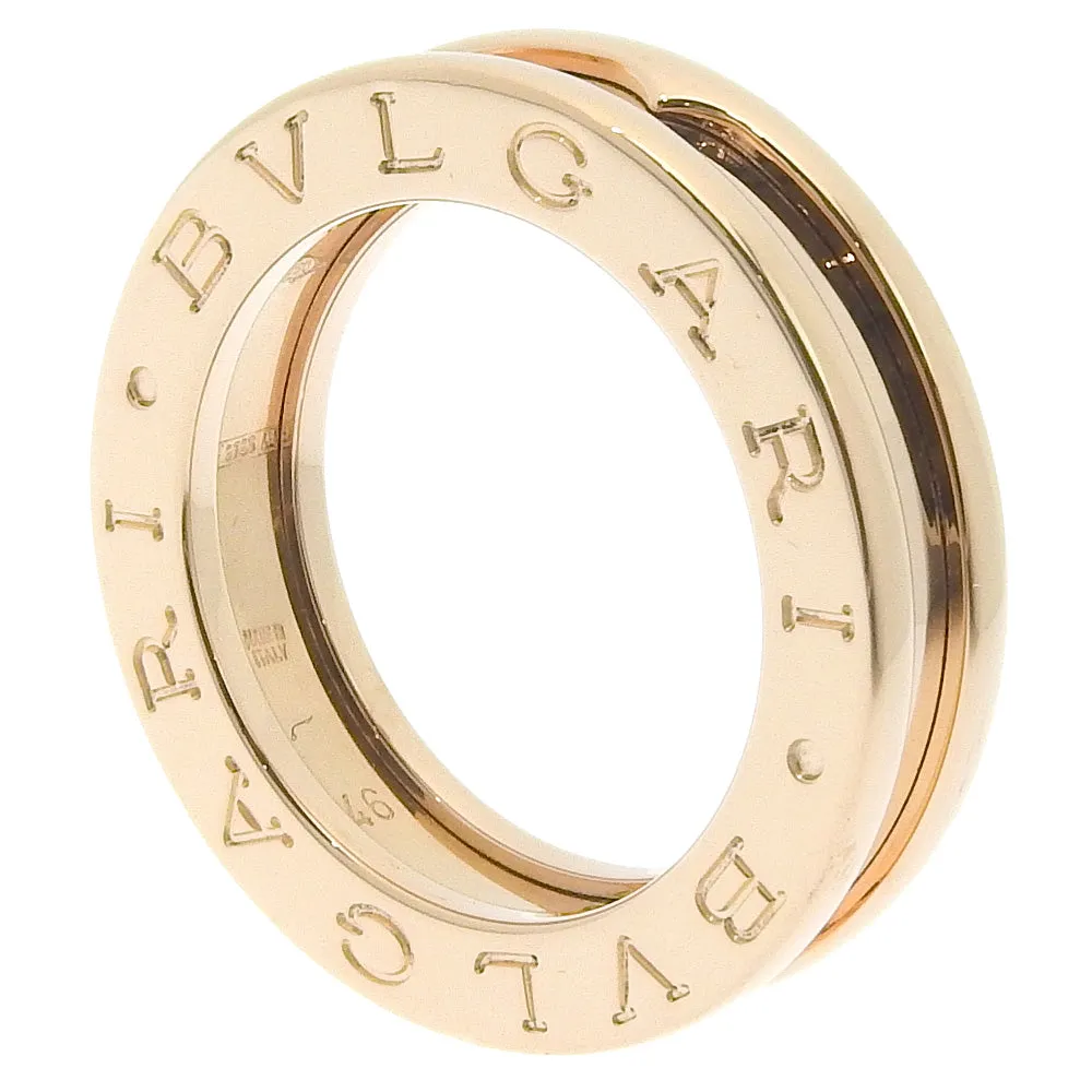 BVLGARI Ring K18 Pink Gold gold Be zero one B-zero1 Women 46 Used Authentic