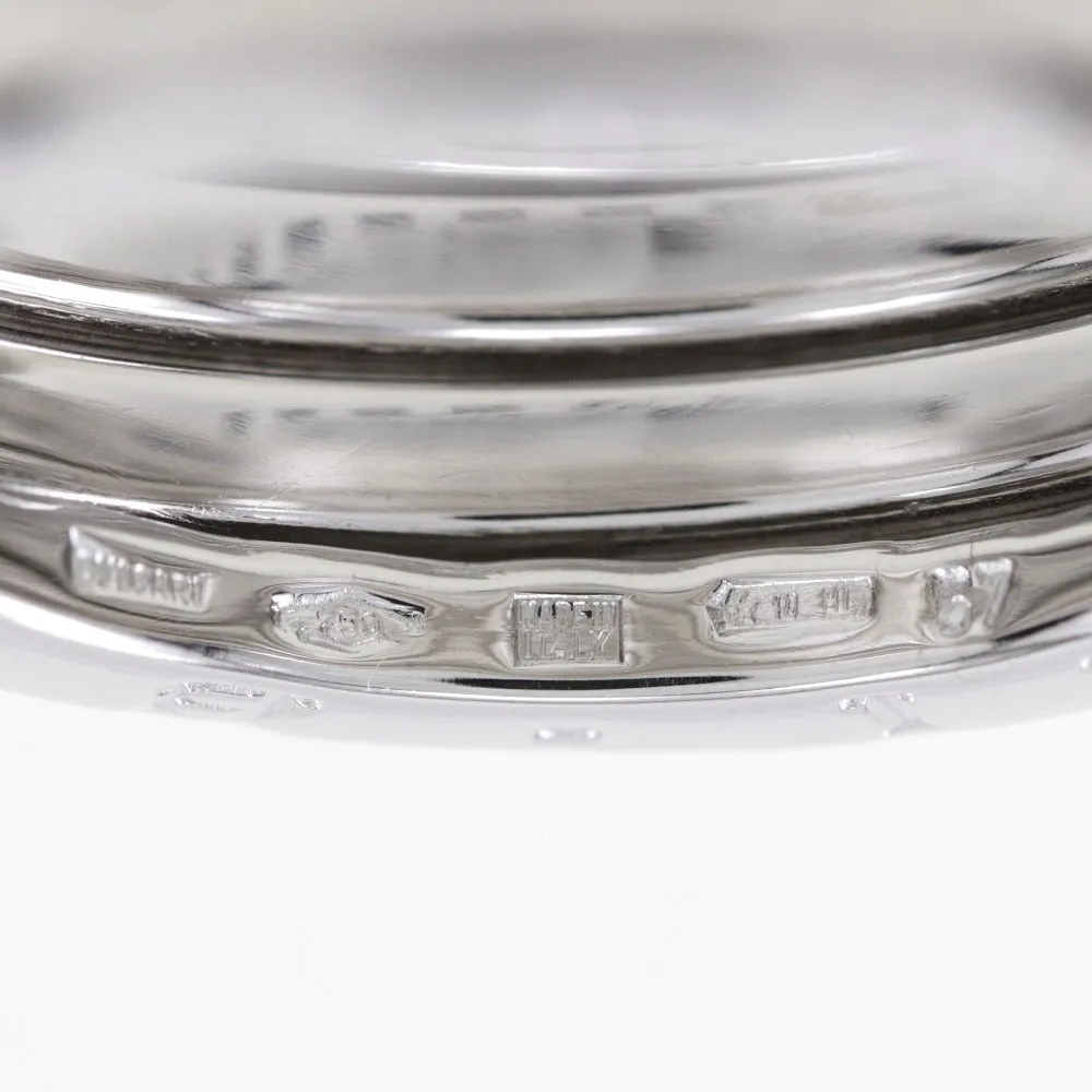 BVLGARI Ring K18 white gold White gold Be zero one B-zero1 unisex(Unisex) 57 Used Authentic