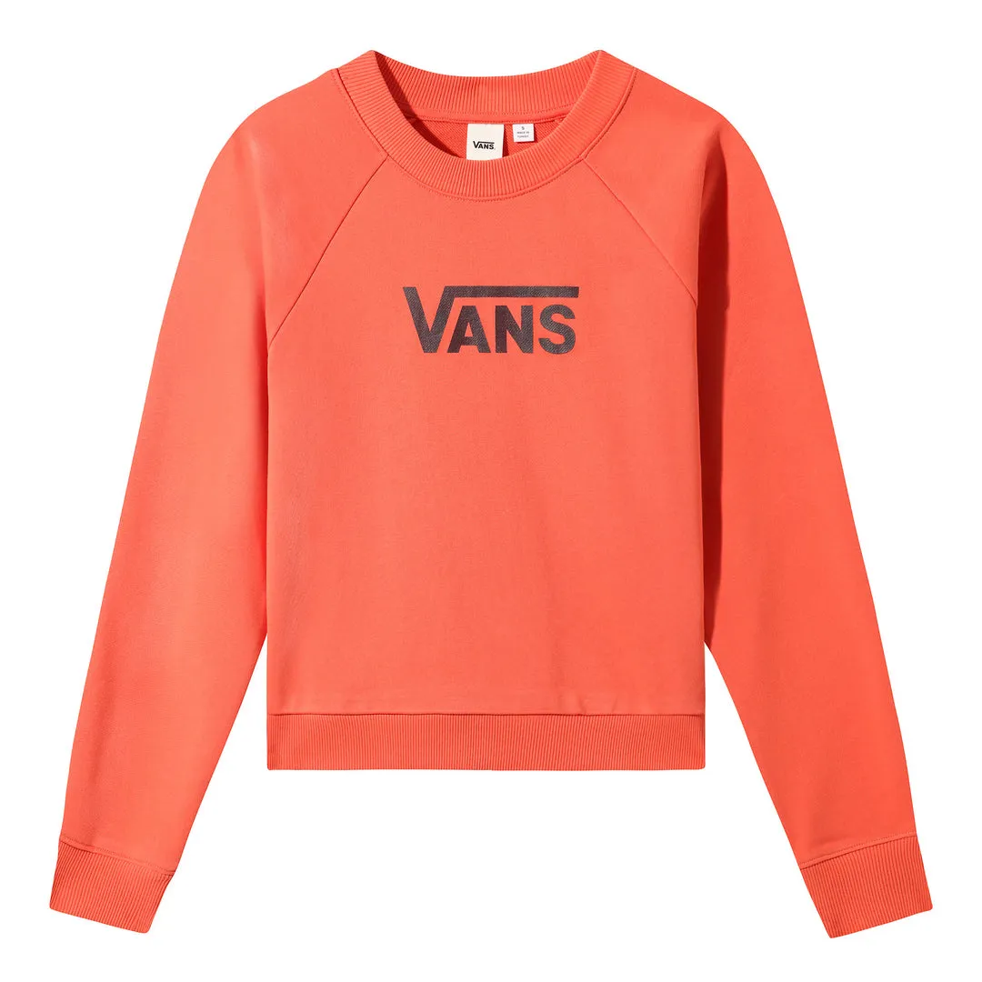 Camisola Vans WM Flying V Ft Boxy Crew Paprika