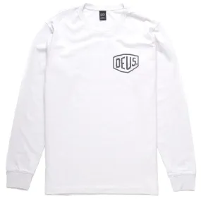 Camperdown Address Long Sleeve Tee - White