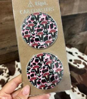 Car coasters SET OF 2