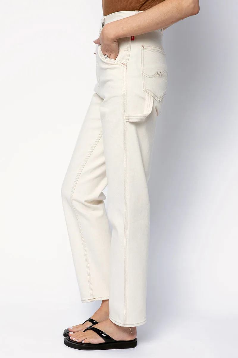 Chapel Carpenter Pant in Ecru