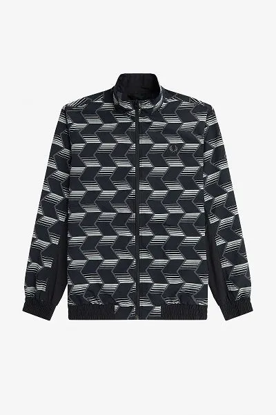 Chevron Stripe Shell Jacket