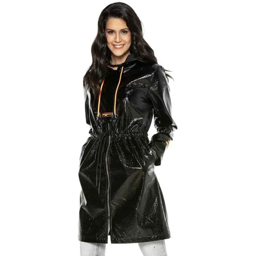 Cipo & Baxx Damen Regenjacke im extravaganten Look