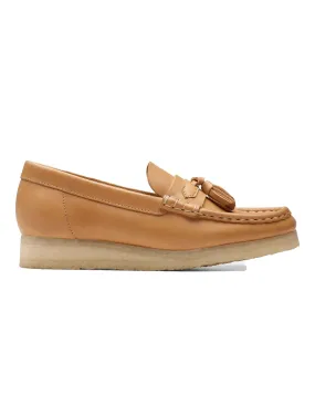 Clarks Women's Wallabee Loafer Mid Tan Leather