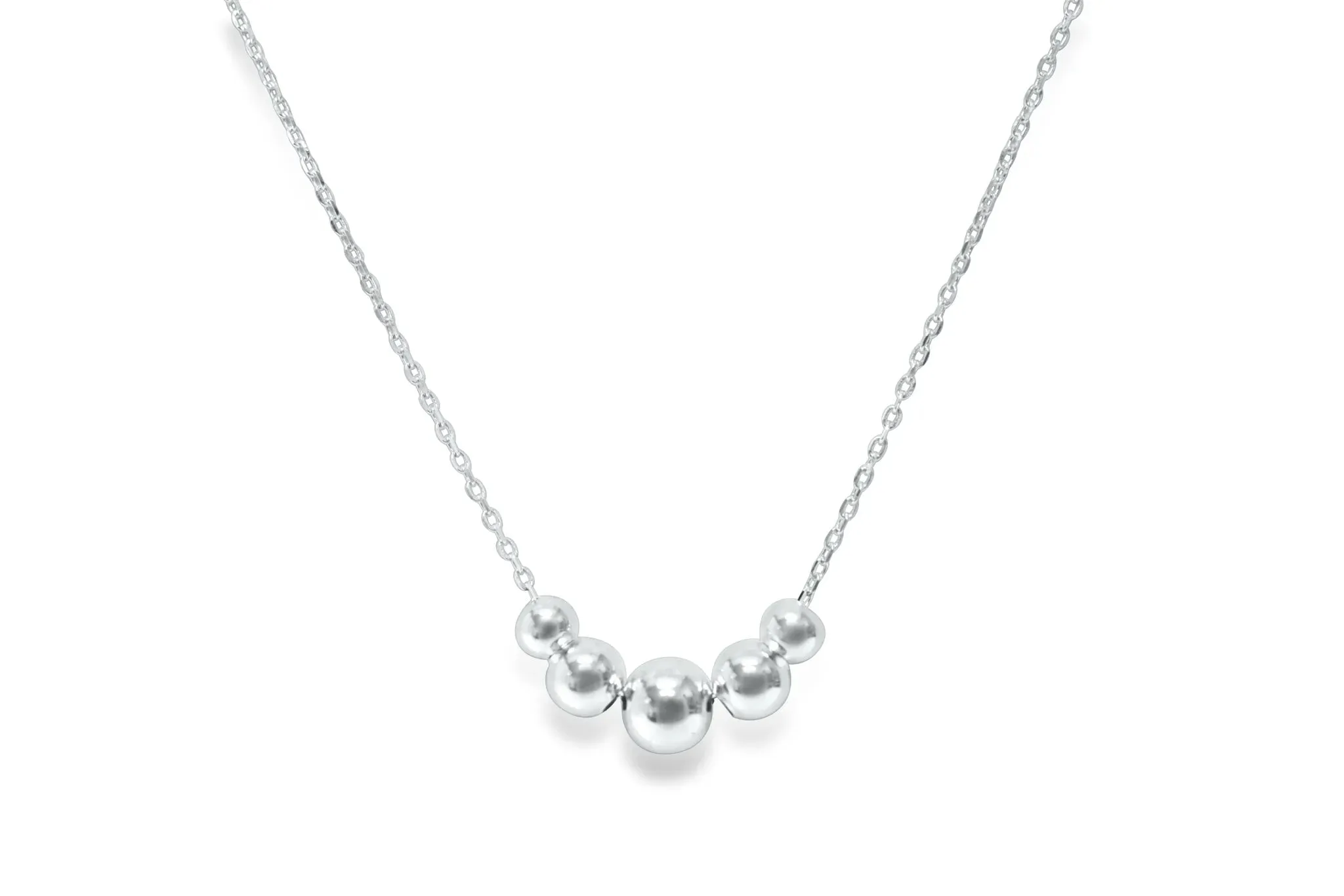 Classic Having a Ball Necklace - Silver