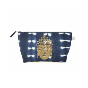 Clutch Bag: Blue Shibori