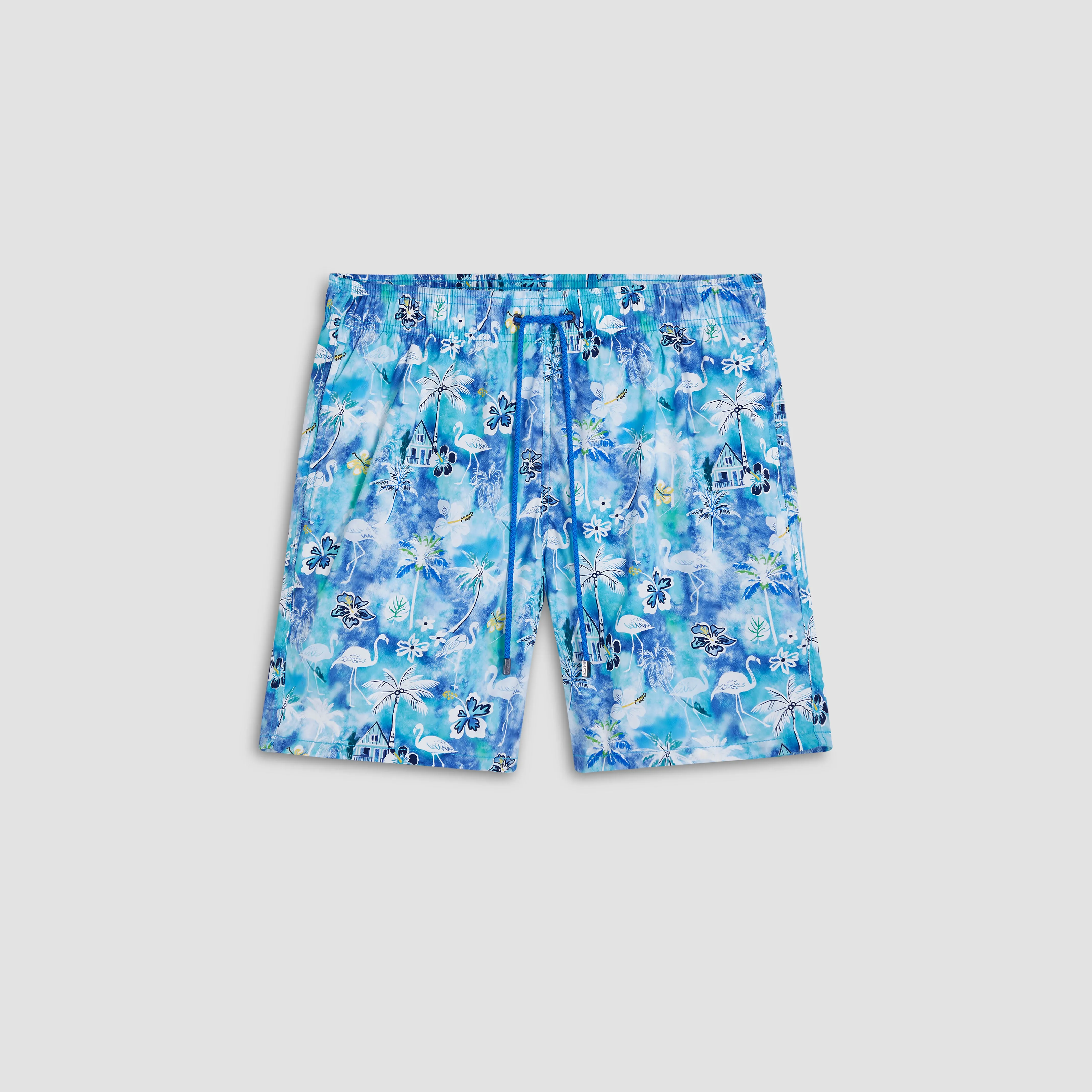 Cosmo Flamingo Floral Swim Trunks