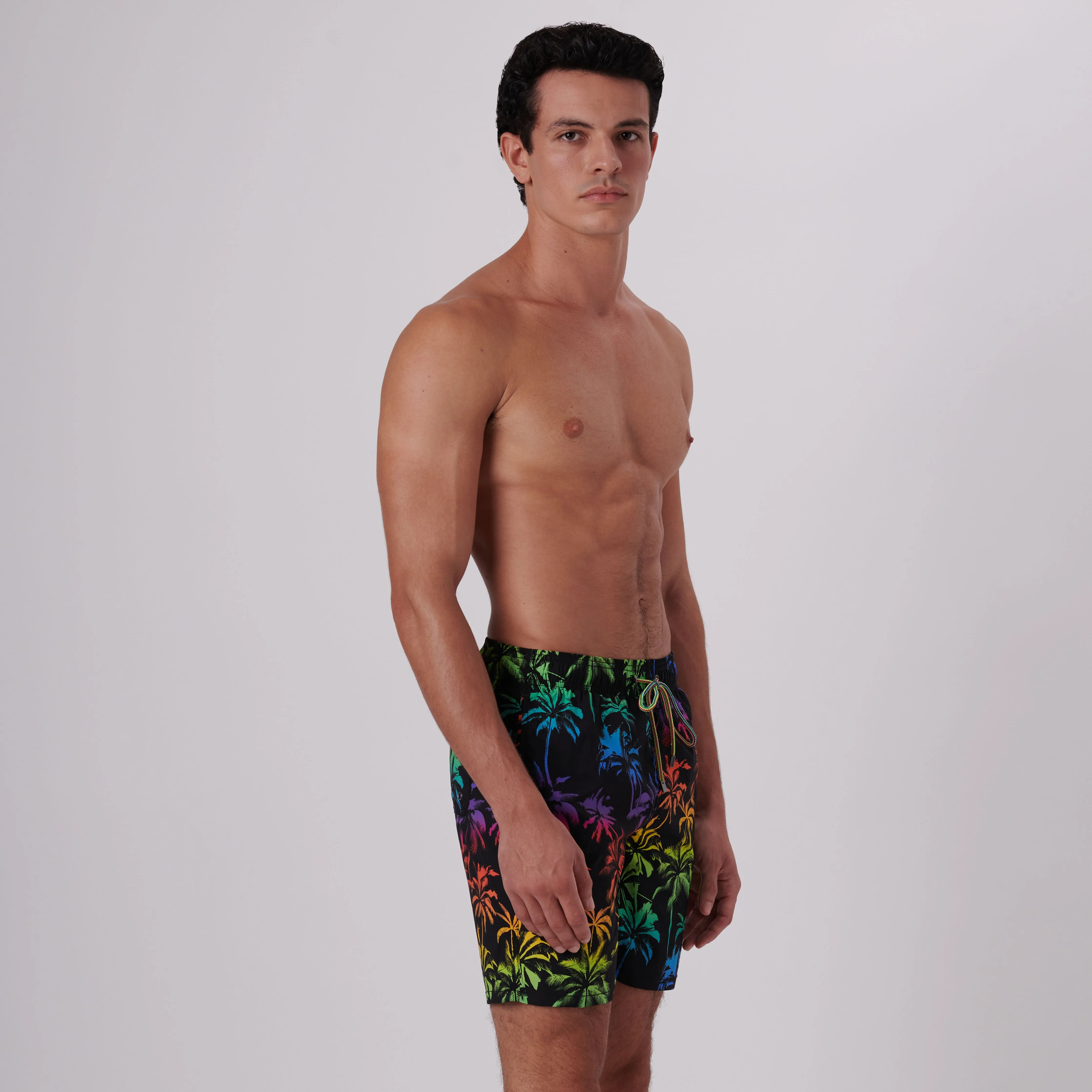 Cosmo Palm Trees Swim Trunks